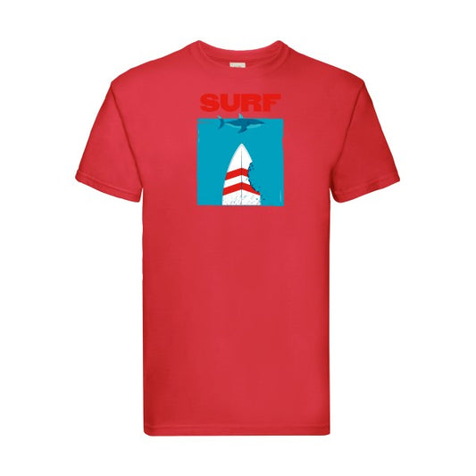 SURF Fruit of the loom 205 g/m² T-shirt/ Red