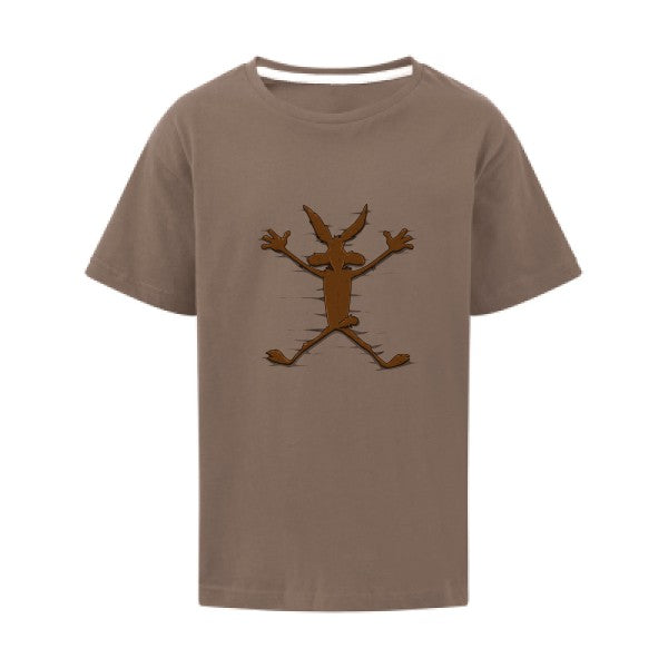 Nouvel échec SG - Kids T-shirt enfant Deep Taupe Taille 128 (7-8/L)