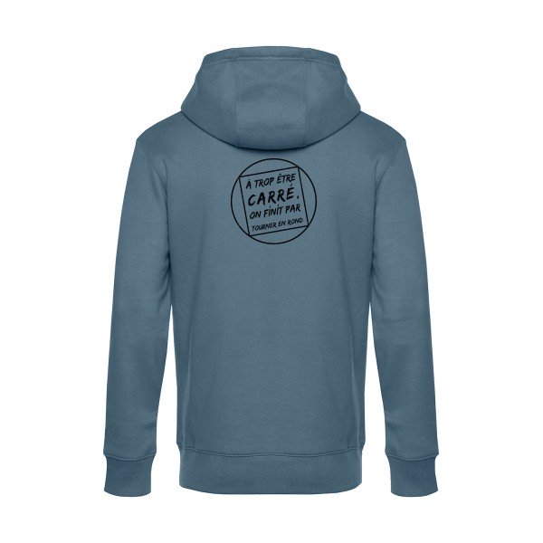 Cercle-vicieux sweat shirt original nordic blue flex Noir impression Dos