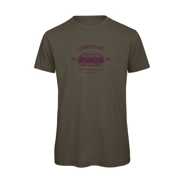 T-shirt humour original Combipolaire T Shirt couleur Khaki Green
