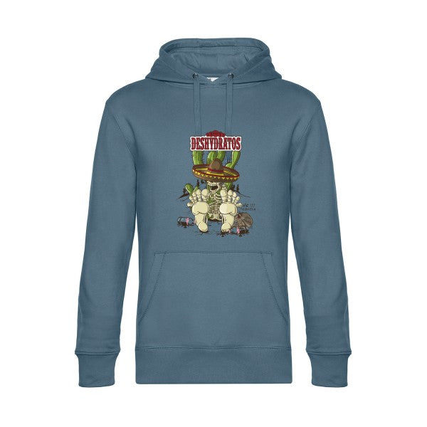 deshydratos- Sweat à capuche original nordic blue - RueDuTeeshirt
