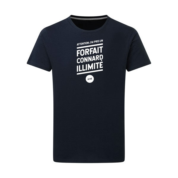 Forfait connard illimité - Flex Blanc Tshirt original Navy  5XL