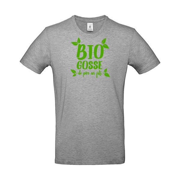 BIO GOSSE  Flex Vert pomme |E190 T-shirt|Sport Grey||5XL