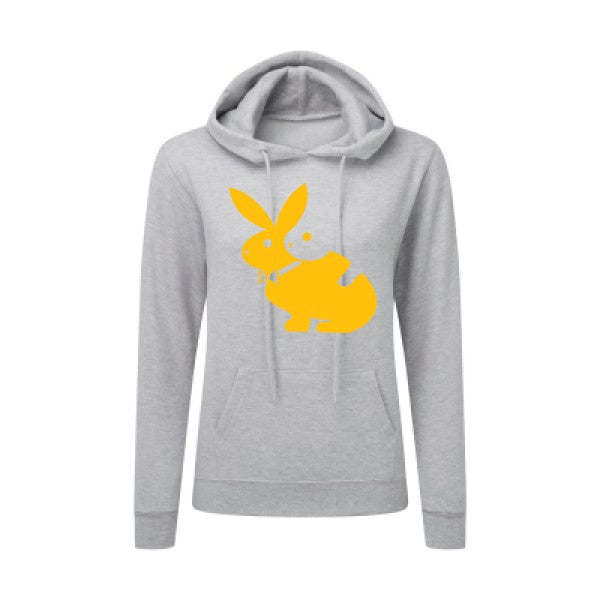 hot  jaune Or |Sweat original à capuche Femme