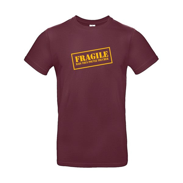 FragileFlex jaune or- T-shirt E190|Burgundy||2XL