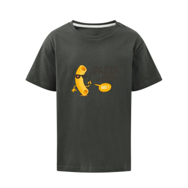 Pasta la vista SG - Kids T-shirt enfant Charcoal Taille 152 (11-12/2XL)