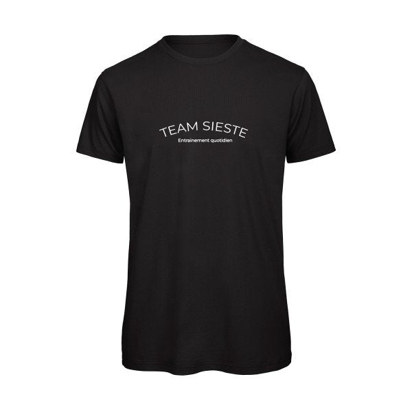team-sieste-t-shirt  Black Flex Blanc