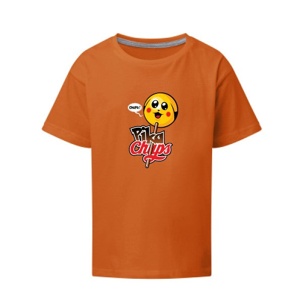 Pikachups SG - Kids T-shirt enfant Orange Taille 152 (11-12/2XL)