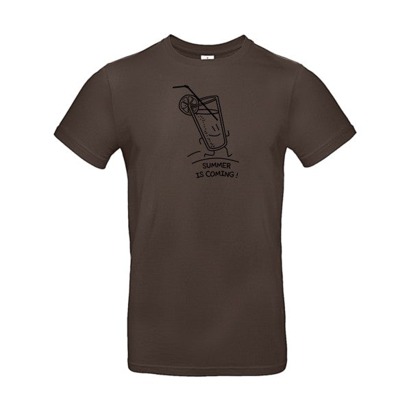 Summer is coming !Flex noir - E190 T-shirt|Brown||2XL