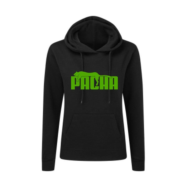 Pacha Vert pomme |Sweat original à capuche Femme