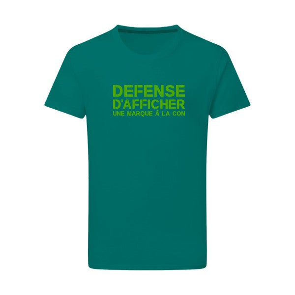 Marque à la Con vert pomme -Flex vert pomme sur T-shirt SG  Emerald Green  2XL