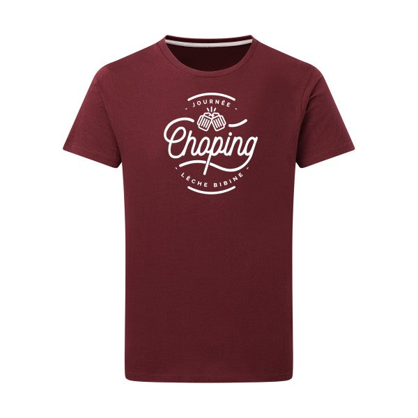 Journée Choping - Flex Blanc Tshirt original Burgundy  2XL