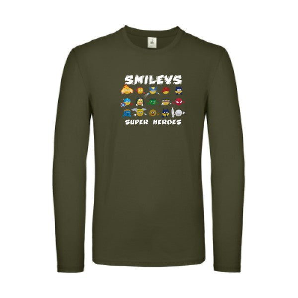 Super Smileys B&C - E150 LSL T-shirt manches longues léger