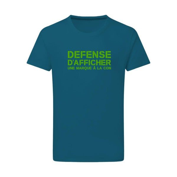 Marque à la Con vert pomme -Flex vert pomme sur T-shirt SG  Petrol  2XL