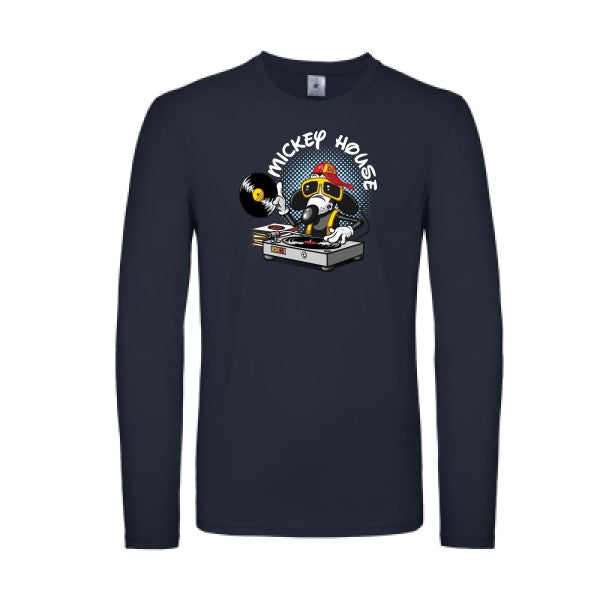 Mickey house B&C - E150 LSL T-shirt manches longues léger