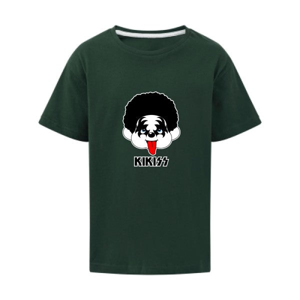 KIKISS SG - Kids T-shirt enfant Bottle Green Taille 152 (11-12/2XL)