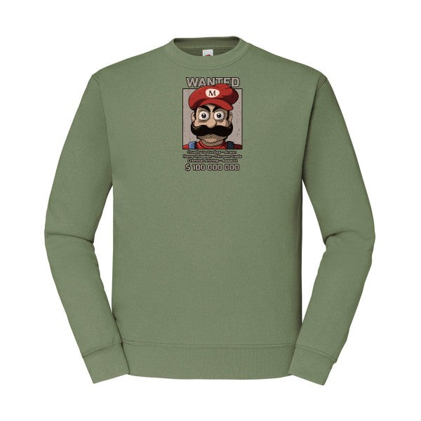 Wanted Mario Fruit of the loom 280 g/m² Sweat shirt