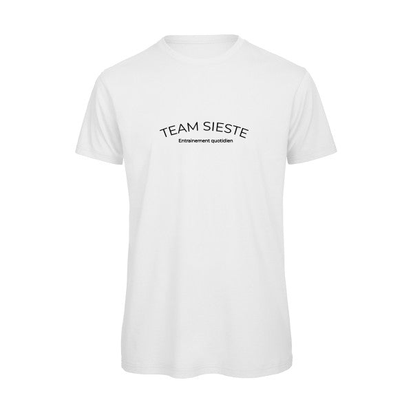 team-sieste-t-shirt  White Flex Noir