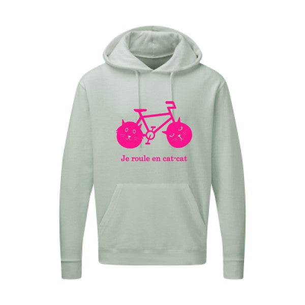 cat-cat bike Rose Fluo SG - Hooded Sweatshirt Sweat capuche