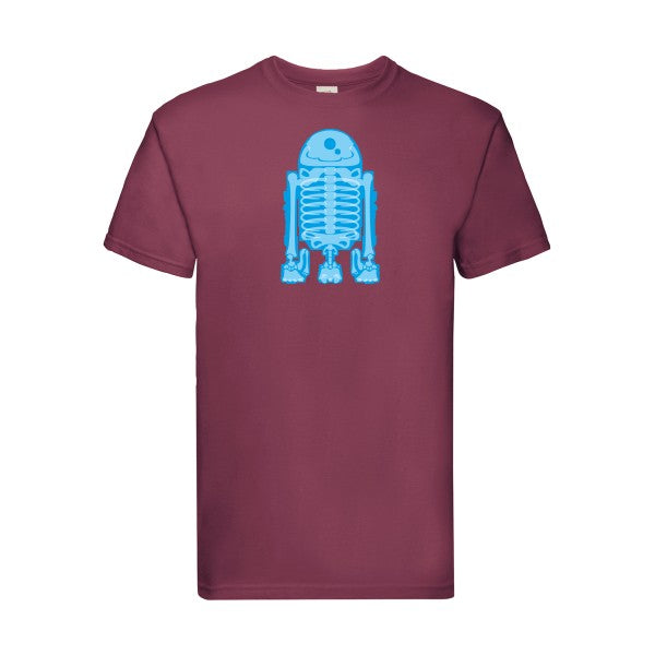 Droid Scan Fruit of the loom 205 g/m² T-shirt/ bordeaux