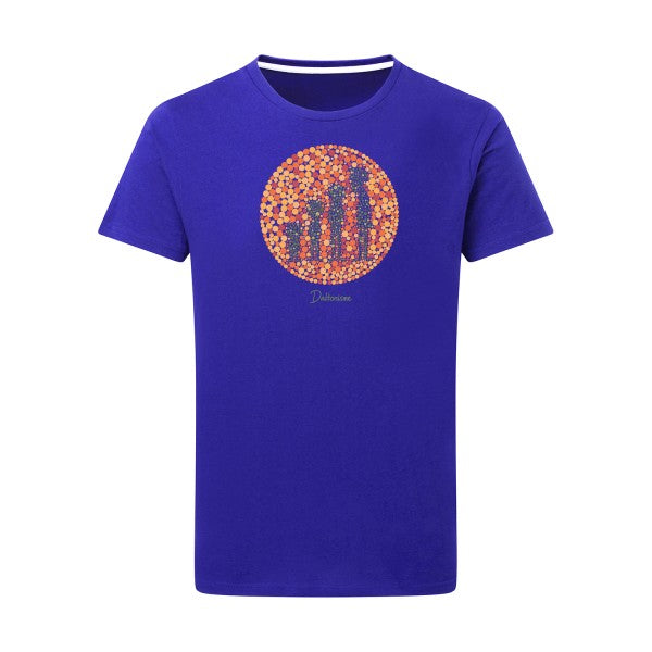 T-shirt homme Daltonisme - T-shirt humoristique pour les personnes daltoniennes Royal Blue 5XL