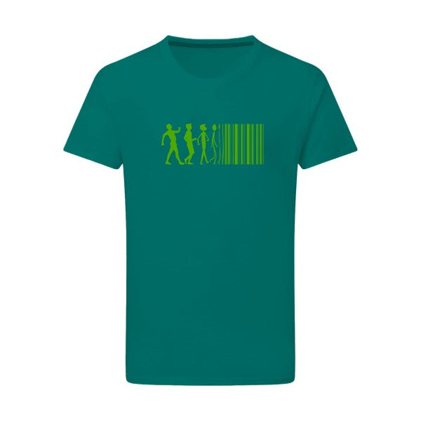 code barre vert pomme -Flex vert pomme sur T-shirt SG  Emerald Green  2XL