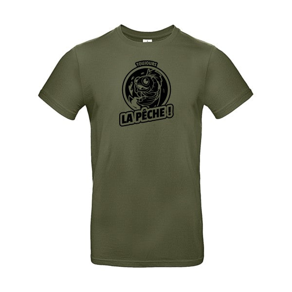 Toujours la pêche ! flex noir B&C - E190 T-shirt|Urban Khaki||2XL