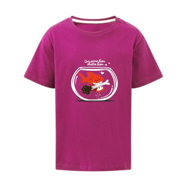 Qui aime bien châtie bien.. SG - Kids T-shirt enfant Dark Pink Taille 152 (11-12/2XL)