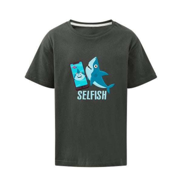 Selfish SG - Kids T-shirt enfant Charcoal Taille 152 (11-12/2XL)