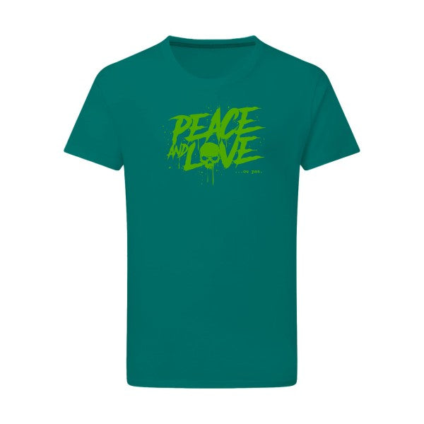 Peace or no peace - Flex Vert pomme Tshirt original Emerald Green  2XL