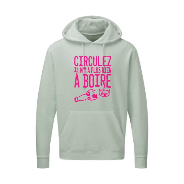 Circulez il n'y a plus rien à boire Rose Fluo SG - Hooded Sweatshirt Sweat capuche