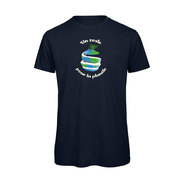 T-shirt humour original Un P Tit Zeste T Shirt couleur Navy