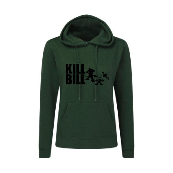 kill bill Noir |Sweat original à capuche Femme