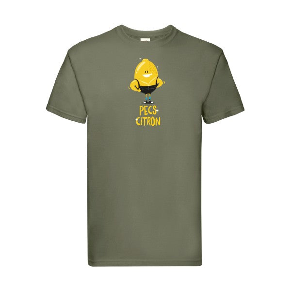 Pecs Citron Fruit of the loom 205 g/m² T-shirt/ classic olive