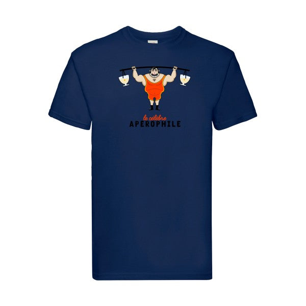 APEROPHILE Fruit of the loom 205 g/m² T-shirt/ navy