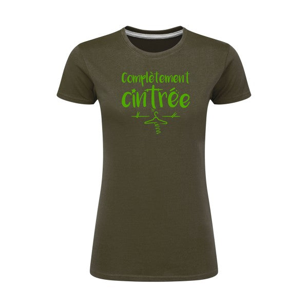 Complètement cintré  |Vert pomme |T shirt original femme|SG