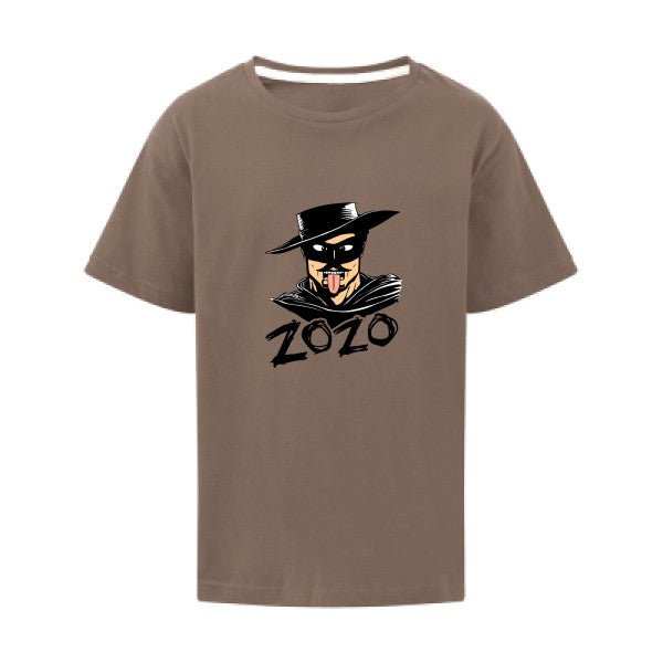 Zozo ! SG - Kids T-shirt enfant Deep Taupe Taille 128 (7-8/L)