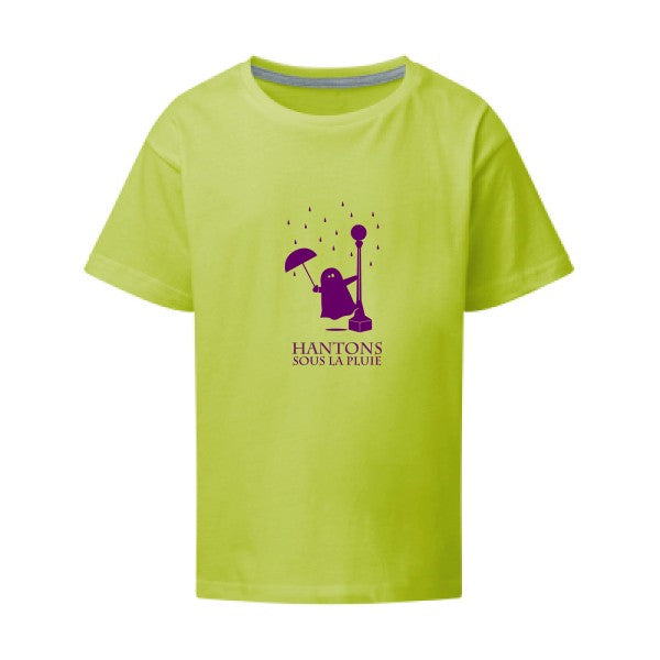 Hantons sous la pluie Flex Violet SG - Kids T-shirt enfant Lime Taille 152 (11-12/2XL)