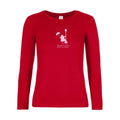 t-shirt lsl femme Hantons-sous-la-pluie Red flex Rose