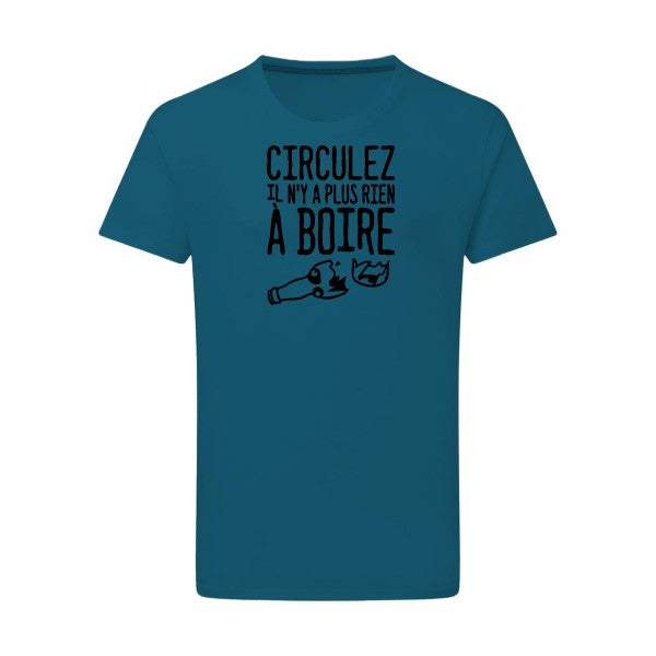 Circulez il n'y a plus rien à boire - Flex noir Tshirt original Petrol  2XL