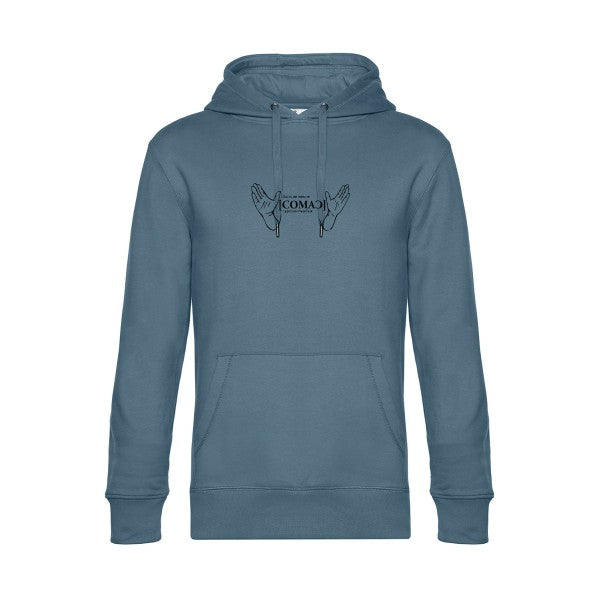 comac sweat shirt original nordic blue flex Noir impression Face