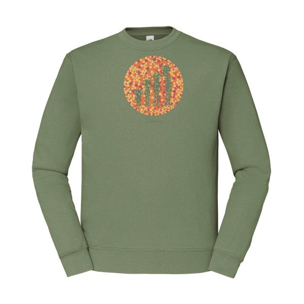 Daltonisme Fruit of the loom 280 g/m² Sweat shirt