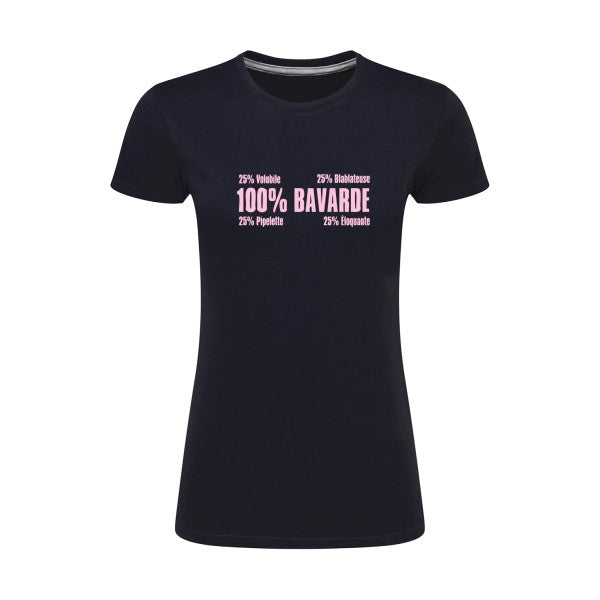 t-shirt Bavarde Rose |T shirt original femme|SG