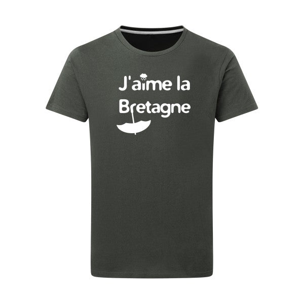 J'aime la Bretagne - Flex Blanc Tshirt original Charcoal  5XL