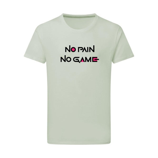 T-shirt homme NO PAIN NO GAME - T-shirt rigolo pour les sportifs Pastel Macchiato 2XL