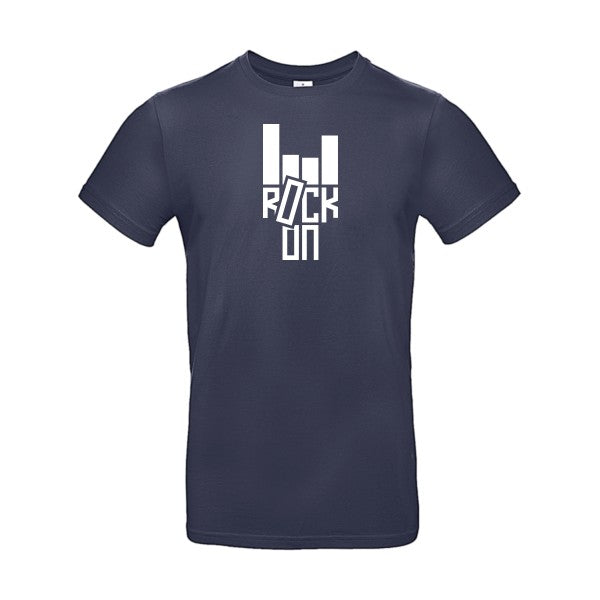 Rock On ! B&C- T-shirt E190|Navy Blue||2XL