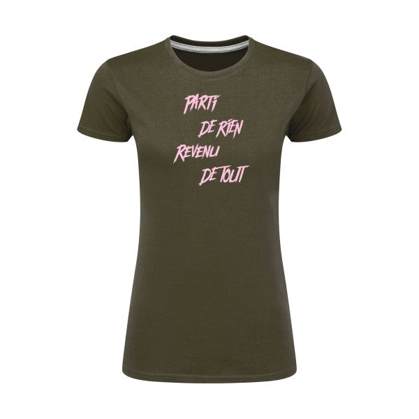 Parti de rien Rose |T shirt original femme|SG