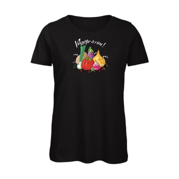 Vegete-a-rien-!- - t-shirt original femme Black