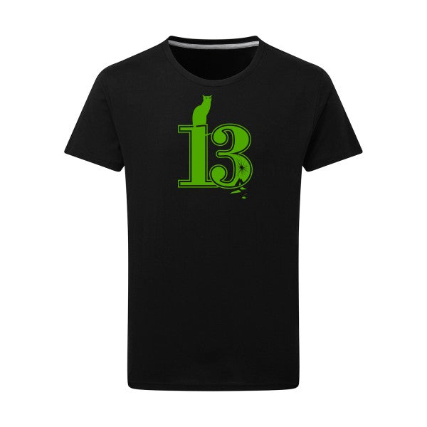 Superstition vert pomme -Flex vert pomme sur T-shirt SG  Dark Black  4XL