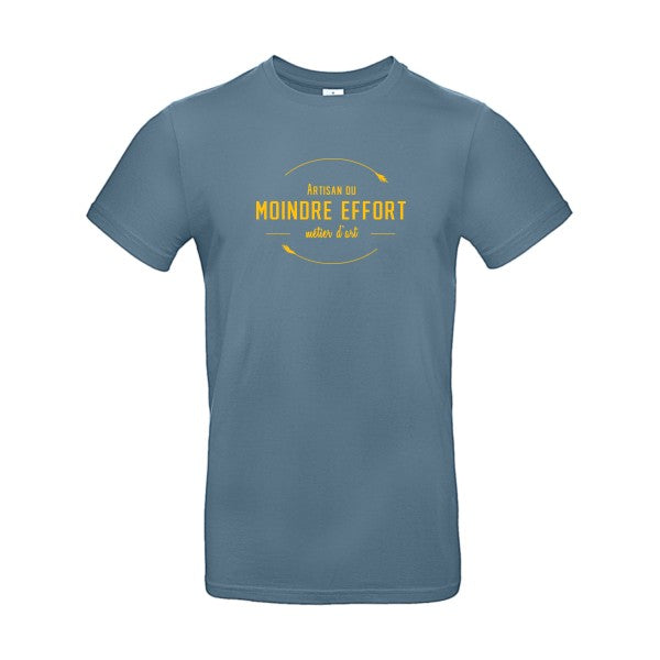 Artisan du moindre effortFlex jaune or - E190 T-shirt|Stone Blue||2XL